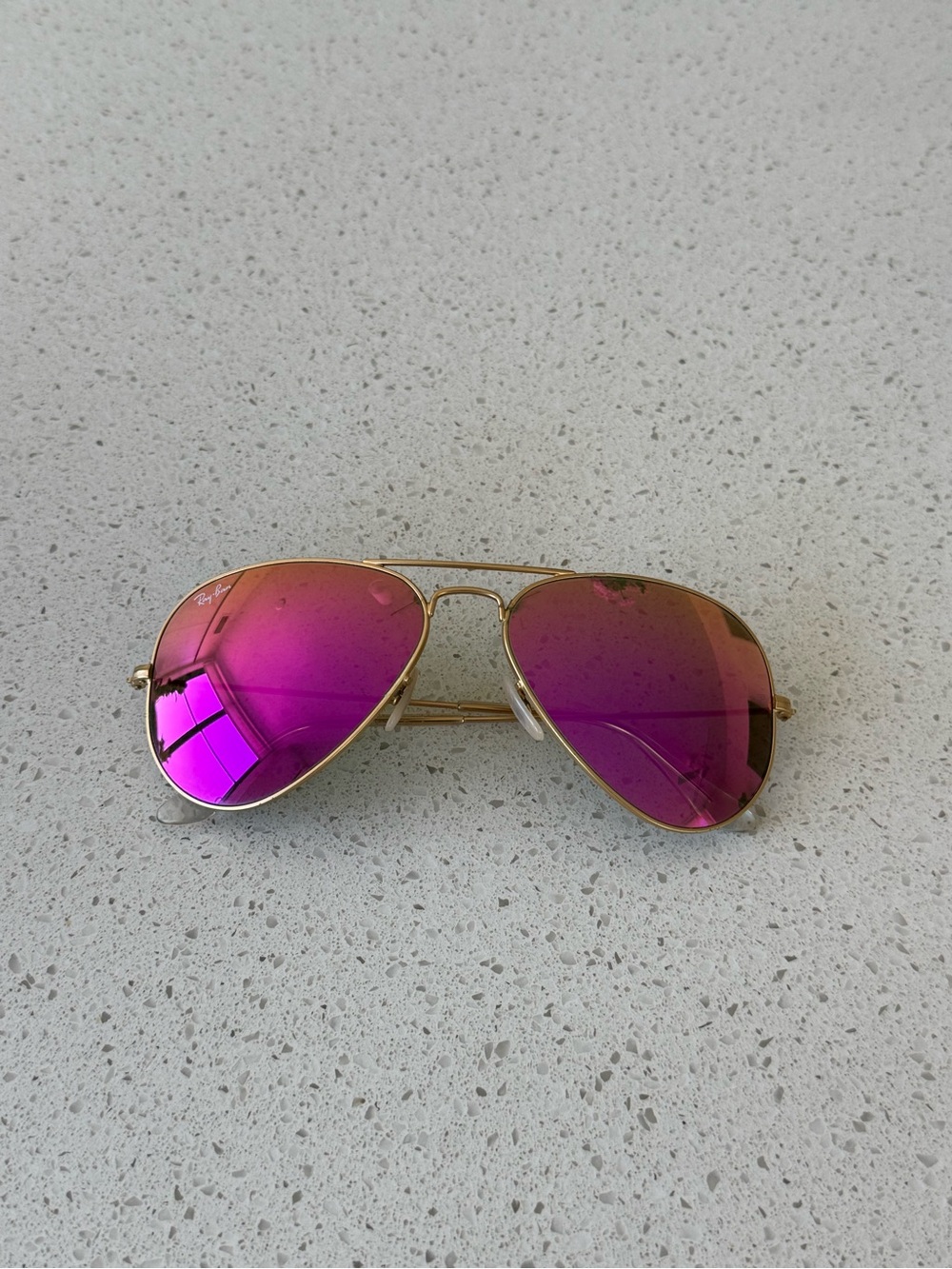Ray Ban Aviator Flash Glasses 💕